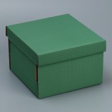 Складная Коробка Оливковая, 22х22х15, 1 шт