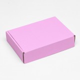 Коробка Самосборная, Розовая 21 х 15 х 5 см, 1 шт