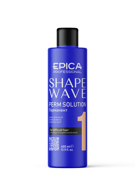 Перманент Shape Wave 1 для Трудноподдающихся Волос, 400 мл