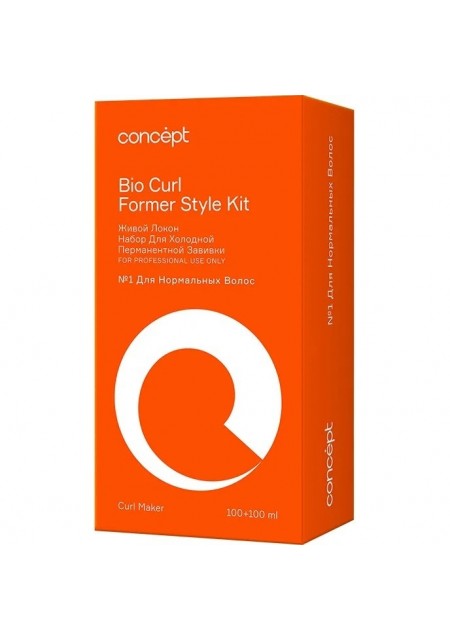 Набор Shine Curl Bio Curl Former Style Kit для Холодной Перманентной Завивки для Ослабленных Волос №2 Живой Локон, 100 мл+100 мл
