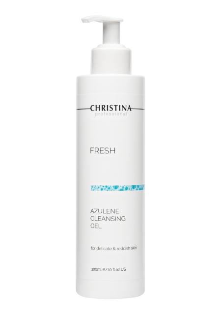 Гель Fresh Azulene Cleansing Gel for Delicate & Reddish Skin Азуленовый Очищающий для Чувствитетельной и Склонной к Покраснениям Кожи, 300 мл