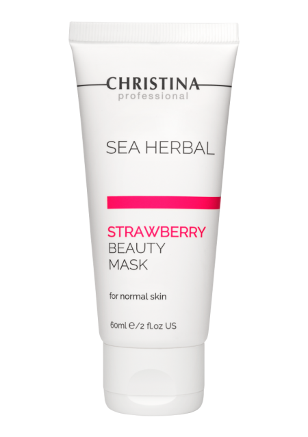 Маска Sea Herbal Beauty Mask Strawberry for Normal Skin Красоты  Клубничная для Нормальной Кожи, 60 мл