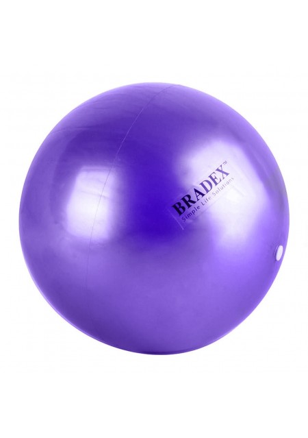 Bradex Мяч для Фитнеса, Йоги и Пилатеса Фитбол 25 SF 0823, Фиолетовый, 1 шт
