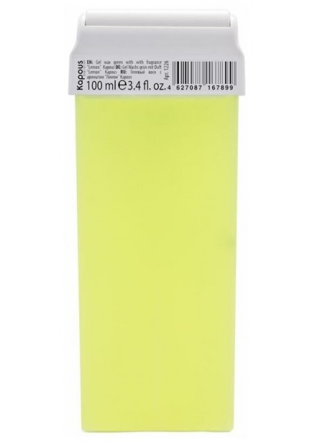 Воск Wax Cartridge Жирорастворимый Желтый Натуральный с Широким Роликом, 100 мл 